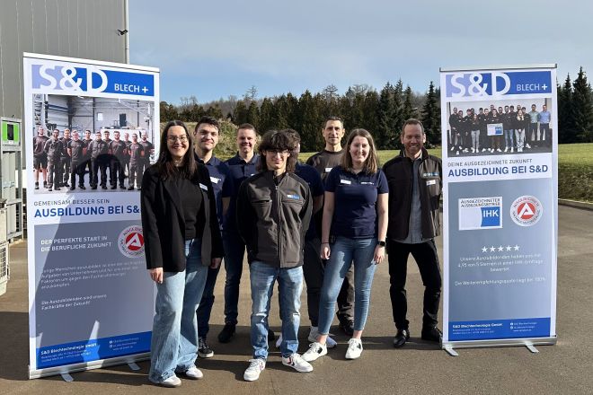 Erster Ausbildungstag bei S&D Blech+ in Zemmer